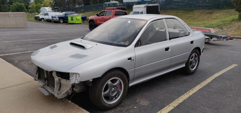 1994 Subaru WRX STi post body paint job