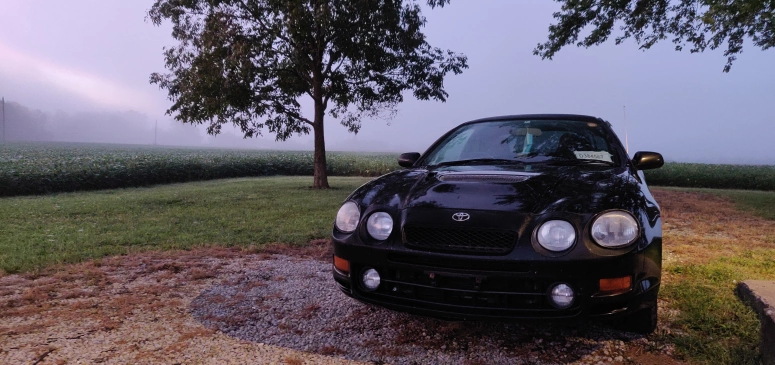 1996 Toyota Celica ST205 in field